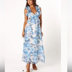 Petal and Pup floral dress - Lucah frill Shoulder Max dress